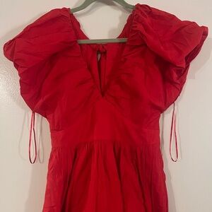 J. Crew Red Maxi Dress